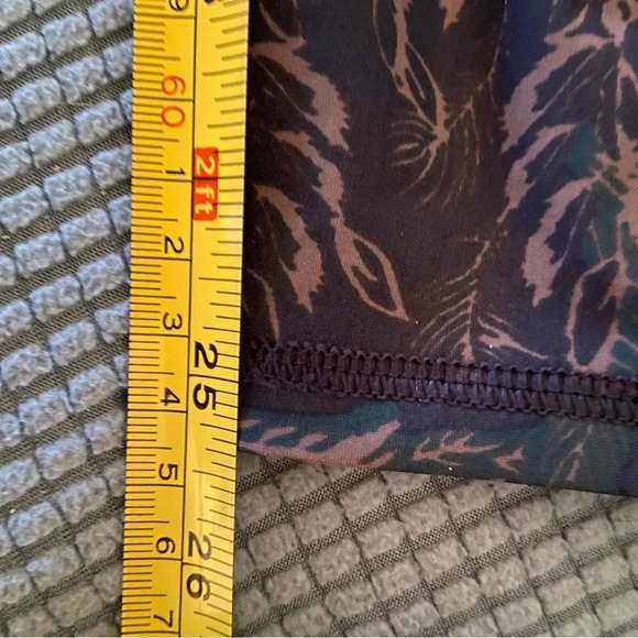 Sweaty Betty Leggings Mid Rise 7/8 Mesh panel Floral RN03525806 Large Short - Picture 5 of 9